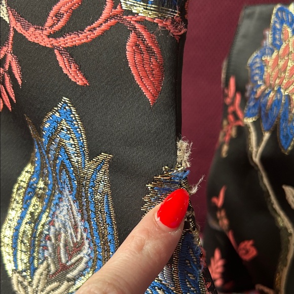 ZARA Basic Brocade Floral Ankle Boots – EU 37 – floral emrboidered booties - Picture 9 of 9